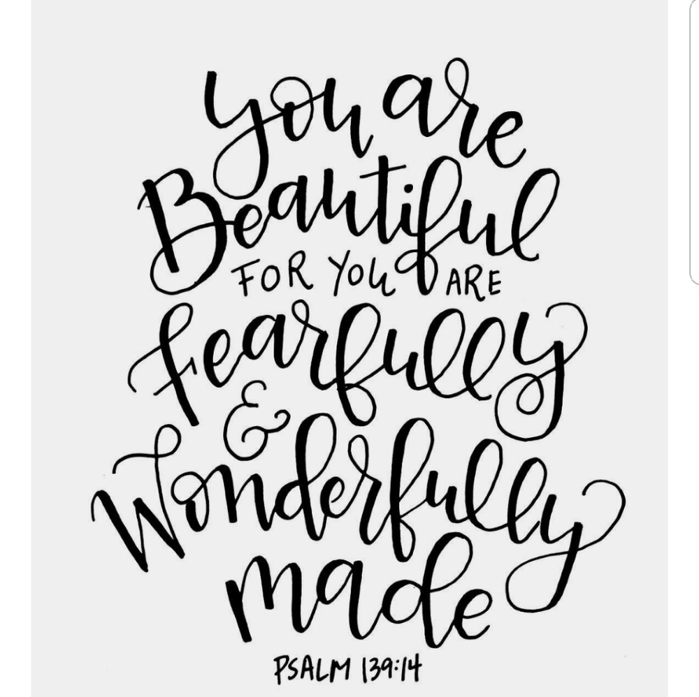 You are beautiful!